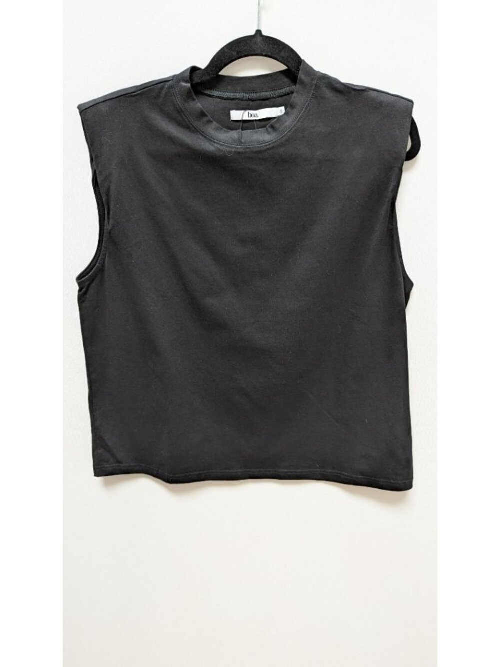 Sleeveless Black Muscle Tee by Ona